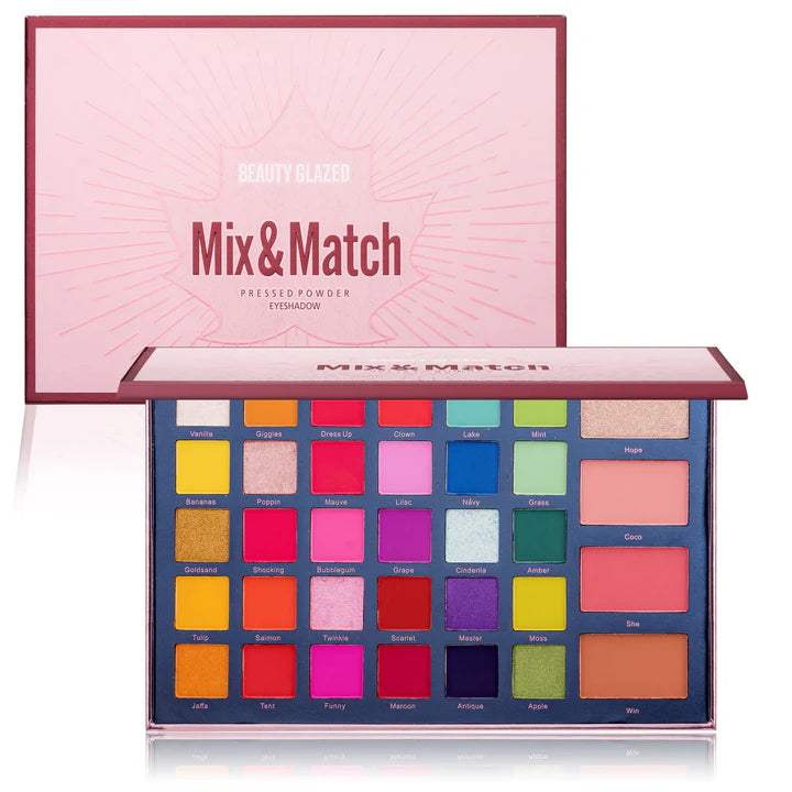 Beauty Glazed Mix & Match 68 Colors Eye shadow Palette